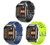 Lamshaw Compatible for AMAZTIM Smart Watch Bands, 22mm Silicone Replacement Wristbands Sport Strap with Metal Buckle AMAZTIM M2, M3, C20 Pro, T2, T3, Compatible with KOSPET Tank M2, M3, M3 Ultra, T2,