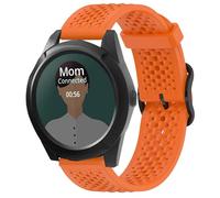 Lamshaw Compatible for AngelSense Watch Bands, Quick Release Silicone band with Metal Buckle Compatible for AngelSense Assistive Technology Watch (Orange)