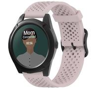 Lamshaw Compatible for AngelSense Watch Bands, Quick Release Silicone band with Metal Buckle Compatible for AngelSense Assistive Technology Watch (Pink)