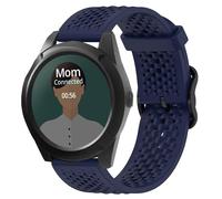 Lamshaw Compatible for AngelSense Watch Bands, Quick Release Silicone band with Metal Buckle Compatible for AngelSense Assistive Technology Watch (Blue)