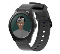 Lamshaw Compatible for AngelSense Watch Bands, Quick Release Silicone Replacement Straps Band Compatible for AngelSense Assistive Technology Watch (Black)