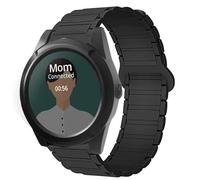 Lamshaw Compatible for AngelSense Watch Bands, Quick Release Silicone Sport Strap Watchband Compatible for AngelSense Assistive Technology Watch (Black)