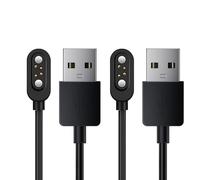 Lamshaw Compatible for ANSTEN Bone Conduction Charger, 4 Pin bone conduction Magnetic Replacement Charger Cable Compatible for ANSTEN S870 Waterproof Swimming Headphones (Black+Black, USB Type A)