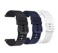 Lamshaw Compatible for BIGGERFIVE Smart Watch Band, Quick Release Breathable Sport Loop Braided Nylon Strap Compatible with BIGGERFIVE BW01,BW02/BW03,Star 2,A25,A21 Smartwatch (Black, 20mm)