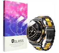 Lamshaw Compatible for Blackview W90 Pro Screen Protector, [3 Pack] 9H Tempered Glass Screen Protector Film Compatible with Baolubao/Blackview W90 Pro 1.43-inch Smart Watch (3 Pack)