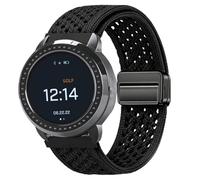 Lamshaw Compatible for Bushnell iON Elite Bands, Quick Release Breathable Sport Loop Braided Nylon Strap Compatible with Bushnell iON Elite Watch (Black, 22mmSize)