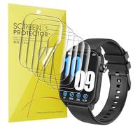 Lamshaw Compatible for DIVOAZBVO Smart Watch Screen Protector, [6 Pack] Full Coverage TPU Clear Film Compatible with DIVOAZBVO TK29 1.83" Smart Watches (6 Pack)