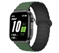 Lamshaw Compatible for Honor Choice Watch 2i Bands, Magnetic Silicone Sport Strong Magnet Strap Watchband Compatible with HONOR CHOICE INFOWEAR Watch 2 Pro (Green, Choice Watch 2i)