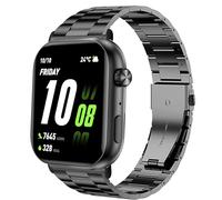 Lamshaw Compatible for Honor Choice Watch 2i Bands, Quick Release Stainless Steel Metal Replacement Straps Compatible with HONOR CHOICE INFOWEAR Watch 2 Pro (Black, INFOWEAR 2 Pro)