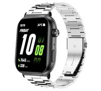 Lamshaw Compatible for Honor Choice Watch 2i Bands, Quick Release Stainless Steel Metal Replacement Straps Compatible with HONOR CHOICE INFOWEAR Watch 2 Pro (Silver, INFOWEAR 2 Pro)