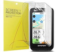 Lamshaw Compatible for iGPSPORT BiNavi Air Screen Protector, [6 Pack] Full Coverage TPU Clear Film Compatible with iGPSPORT BiNavi Air Bike Computer 3.0" (6 Pack)
