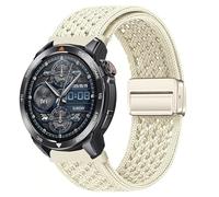Lamshaw Compatible for Mibro GS Explorer S Bands, Quick Release Breathable Sport Loop Braided Nylon Strap Compatible with Mibro GS Explorer, Pro 2, Active2, Lite3 Pro, Watch GT,etc (Starlight, 22mm)