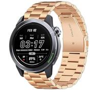 Lamshaw Compatible for Mibro GS Explorer S Bands, Quick Release Stainless Steel Metal Replacement Straps Compatible with Mibro GS Explorer S, Pro 2, Active 2 Watch (Rose Gold, 22mm)