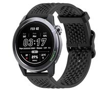 Lamshaw Compatible for Mibro GS Explorer Smartwatch Bands, Quick Release Silicone band with Metal Buckle Compatible with Mibro GS Explorer S, Pro 2, Active 2, Lite3 Pro, Watch GT, etc (Black, 22mm)