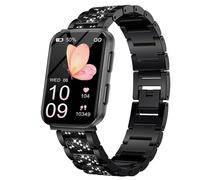 Lamshaw Compatible for MorePro Smart Watch Bands, Quick Release Soft Silicone Sport Wristband Replacement Straps Compatible for MorePro HM57, Air 2 Smart Watch (Black, 22mm size band)