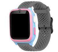 Lamshaw Compatible for MyFirst Smart Watch Bands, Quick Release Silicone band with Metal Buckle Compatible for MyFirst Fone S3, Fone S3+, Fone S3c, Fone S4, Fone R2 Smart Watch (Gray, 20mm)