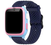 Lamshaw Compatible for MyFirst Smart Watch Bands, Quick Release Silicone band with Metal Buckle Compatible for MyFirst Fone S3, Fone S3+, Fone S3c, Fone S4, Fone R2 Smart Watch (Blue, 20mm)