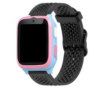 Lamshaw Compatible for MyFirst Smart Watch Bands, Quick Release Silicone band with Metal Buckle Compatible for MyFirst Fone S3, Fone S3+, Fone S3c, Fone S4, Fone R2 Smart Watch (Black, 20mm)