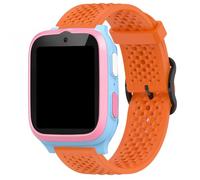 Lamshaw Compatible for MyFirst Smart Watch Bands, Quick Release Silicone band with Metal Buckle Compatible for MyFirst Fone S3, Fone S3+, Fone S3c, Fone S4, Fone R2 Smart Watch (Orange, 20mm)