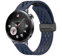 Lamshaw Compatible for OnePlus Watch 3 43mm Bands, Breathable Silicone Replacemet Band Straps Compatible for OnePlus Watch 3 43mm (Blue, 18mm size band)