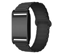 Lamshaw Compatible for Polar Loop Bands with Case, Silicone Sport Strap Replacement Watchband with Woven Loop Design Compatible with Polar Loop Wearable Health & Fitness Band (Black)