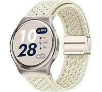 Lamshaw Compatible for Reebok Pulse Smartwatch Bands, Breathable Sport Loop Braided Nylon Strap Compatible with Reebok Pulse Smartwatch 2025 (Starlight, 22mmSize)