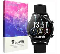 Lamshaw Compatible for SEKONDA Active Go Smart Watch Screen Protector, [3 Pack] 9H Tempered Glass Screen Protector Film Compatible with Sekonda Mens Active Go 45mm Smart Watch (3 Pack)