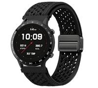 Lamshaw Compatible for Sekonda Flex Smartwatch Band, Breathable Sport Loop Braided Nylon Strap Compatible with SEKONDA Flex,Motion Go,Active Go,ACTIVE Plus,ACTIVE 45mm,Flex Plus,etc (Black, 22mm)