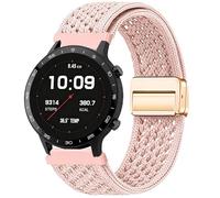 Lamshaw Compatible for Sekonda Flex Smartwatch Band, Breathable Sport Loop Braided Nylon Strap Compatible with SEKONDA Flex,Motion Go,Active Go,ACTIVE Plus,ACTIVE 45mm,Flex Plus,etc (Pink, 20mm)