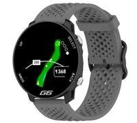 Lamshaw Compatible for Shot Scope G6 Bands, 20mm, 22mm Silicone band with Metal Buckle Compatible with Shot Scope G4, G5, G6, X5, V5 Watch,etc (Gray, 20mmSize)
