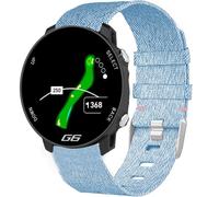 Lamshaw Compatible for Shot Scope G6 Bands, Quick Release Breathable Nylon Woven Fabric Replacement Accessory Strap Compatible with Shot Scope G4, G5, G6, X5, V5 Watch,etc (Blue, 20mmSize)
