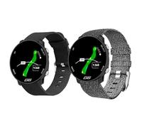 Lamshaw Compatible for Shot Scope G6 Bands, Quick Release Breathable Nylon Woven Fabric Replacement Accessory Strap Compatible with Shot Scope G4, G5, G6, X5, V5 Watch,etc (2pack-B, 22mmSize)