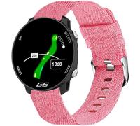 Lamshaw Compatible for Shot Scope G6 Bands, Quick Release Breathable Nylon Woven Fabric Replacement Accessory Strap Compatible with Shot Scope G4, G5, G6, X5, V5 Watch,etc (Pink, 22mmSize)