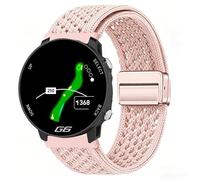 Lamshaw Compatible for Shot Scope G6 Bands, Quick Release Breathable Sport Loop Braided Nylon Strap Compatible with Shot Scope G4, G5, G6, X5, V5 (Pink, 22mmSize)