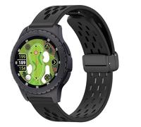 Lamshaw Compatible for SkyCaddie Watch Bands, Breathable Silicone Replacemet Band Straps Compatible with SkyCaddie LX2, LX5, LX5C Smart Watches (Black, 20mmSize)