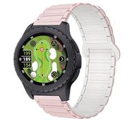 Lamshaw Compatible for SkyCaddie Watch Bands, Magnetic Silicone Sport Strong Magnet Strap Watchband Compatible with SkyCaddie LX2, LX5, LX5C Smart Watches (Pink, 22mmSize)