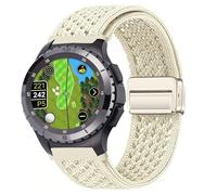 Lamshaw Compatible for SkyCaddie Watch Bands, Quick Release Breathable Sport Loop Braided Nylon Strap Compatible with SkyCaddie LX2, LX5, LX5C Smart Watches (Starlight, 22mmSize)