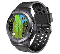 Lamshaw Compatible for SkyCaddie Watch Bands, Quick Release Silicone Replacement Wristbands Sport Strap with Metal Buckle Compatible for SkyCaddie LX2, LX5, LX5C Smart Watches (Black, 22mmSize)