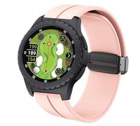 Lamshaw Compatible for SkyCaddie Watch Bands, Quick Release Soft Silicone Sport Wristband Replacement Straps Compatible for SkyCaddie LX2, LX5, LX5C Smart Watches (Pink, 20mmSize)