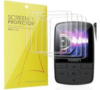 Lamshaw Compatible for YOTON MP3 Player Screen Protector, [6 Pack] Full Coverage TPU Clear Film Compatible with YOTON YM03 1.4" MP3 Player (6 Pack)