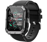 Lamshaw Compatible Military Smart Watches Bands, Classic Silicone Replacement Straps for PUREROYI 1.83'' C20 Pro, m-eoonley 1.83'' C20 Pro, KOSPET Tank, A-MAZTIM M2 1.85