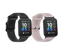 Lamshaw Compatible Silicone Band with Metal Buckle for iTouch AIR 4 Bands, 20mm & 24mm, 6 Colors Choice, Air Holes Design, Breathable & Cooler, Easy to Install, Fits Wrists 5.9-8.3in