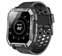 Lamshaw Compatible with Blackview Smart Watch bands, 20mm, 22mm Silicone Replacement Wristbands Sport Strap with Metal Buckle Compatible with IOWODO W60, R30 Pro, R50, Compatible with Blackview W60
