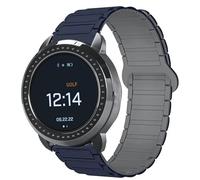 Lamshaw Compatible with Bushnell iON Elite Bands, Silicone Sport Strap Watchband Compatible with Bushnell iON Elite Watch (Blue, 22mm size band)