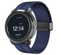 Lamshaw Compatible with Bushnell iON Elite Bands, Soft Silicone Sport Wristband Replacement Straps Compatible with Bushnell iON Elite Watch (Blue, 22mm size band)