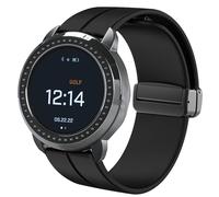 Lamshaw Compatible with Bushnell iON Elite Bands, Soft Silicone Sport Wristband Replacement Straps Compatible with Bushnell iON Elite Watch (Black, 22mm size band)