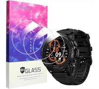 Lamshaw Compatible with CARBINOX Blaze Screen Protector, [3 Pack] 9H Tempered Glass Screen Protector Film Compatible for CARBINOX Blaze Round 1.43 Inches Smart Watch (3 Pack)