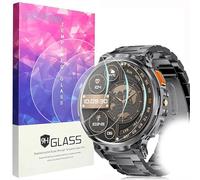 Lamshaw Compatible with DREMAC FV6 Screen Protector, Screen Protector for LIGE/DREMAC FV6 1.85 Inch Smart Watch, 3D Full Coverage Screen Protector, Ultra Clear HD (3 Packs)