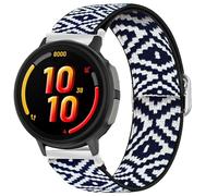 Lamshaw Compatible with Garmin Bounce 2 Band, Stretch Elastics Nylon Adjustable Replacement Strap Accessories Compatible with Garmin Bounce 2, 1 Smart Watch (Rhomboid, 20mm size band)