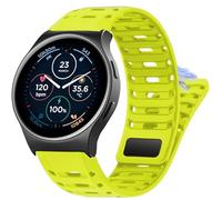 Lamshaw Compatible with Moto Watch 120 bands, 22mm Quick Release New Sweat-Proof Sport Silicone, Breathable Replacement Strap Watchband Compatible with Moto 120 Smartwatch (Green, 22mm size band)